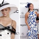 (L-R) Livvy Dunne and sister Julz Dunne attend Kentucky Derby 151 at Churchill Downs on May 3, 2025 in Louisville, Kentucky.