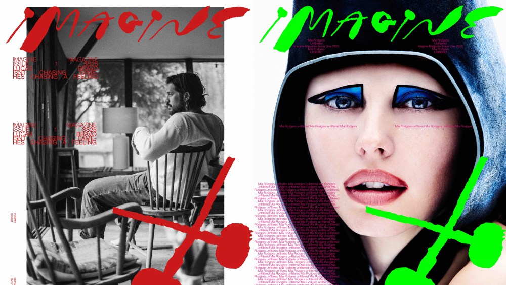 Lucas Bravo, Nicholas Alexander Chavez, Eiza González Front Imagine Magazine Launch Issue