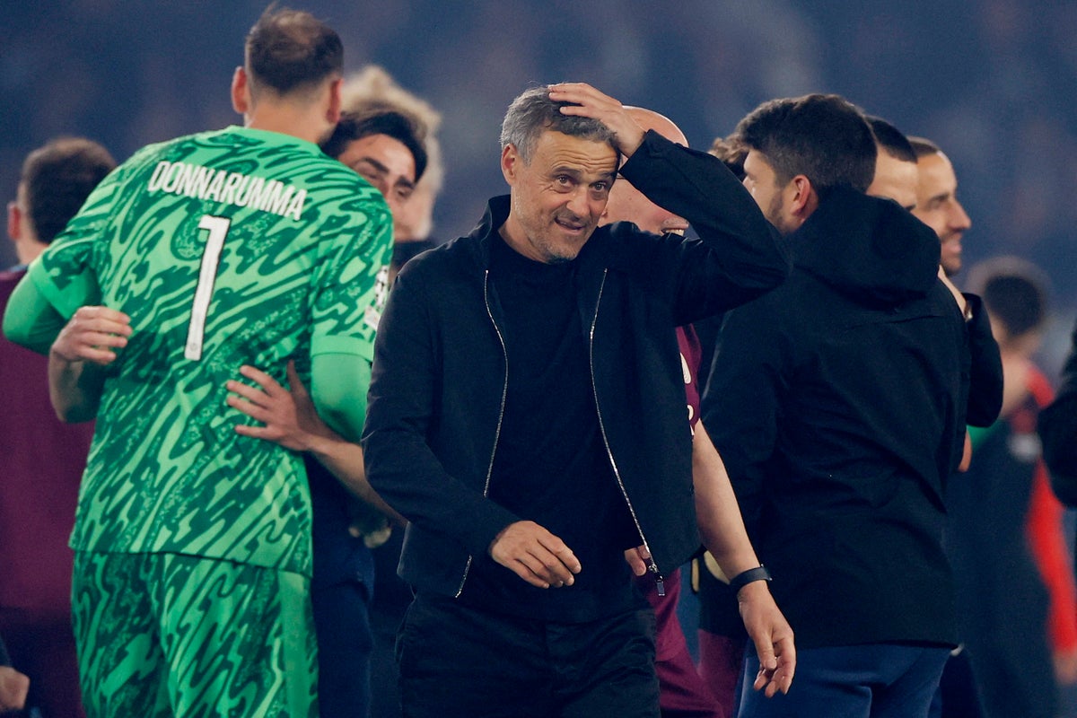 Luis Enrique responds to Mikel Arteta claim that Arsenal were ‘better’ than PSG