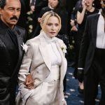 Haider Ackermann, Madonna at The 2025 Met Gala Celebrating "Superfine: Tailoring Black Style" held at The Metropolitan Museum of Art on May 05, 2025 in New York, New York.