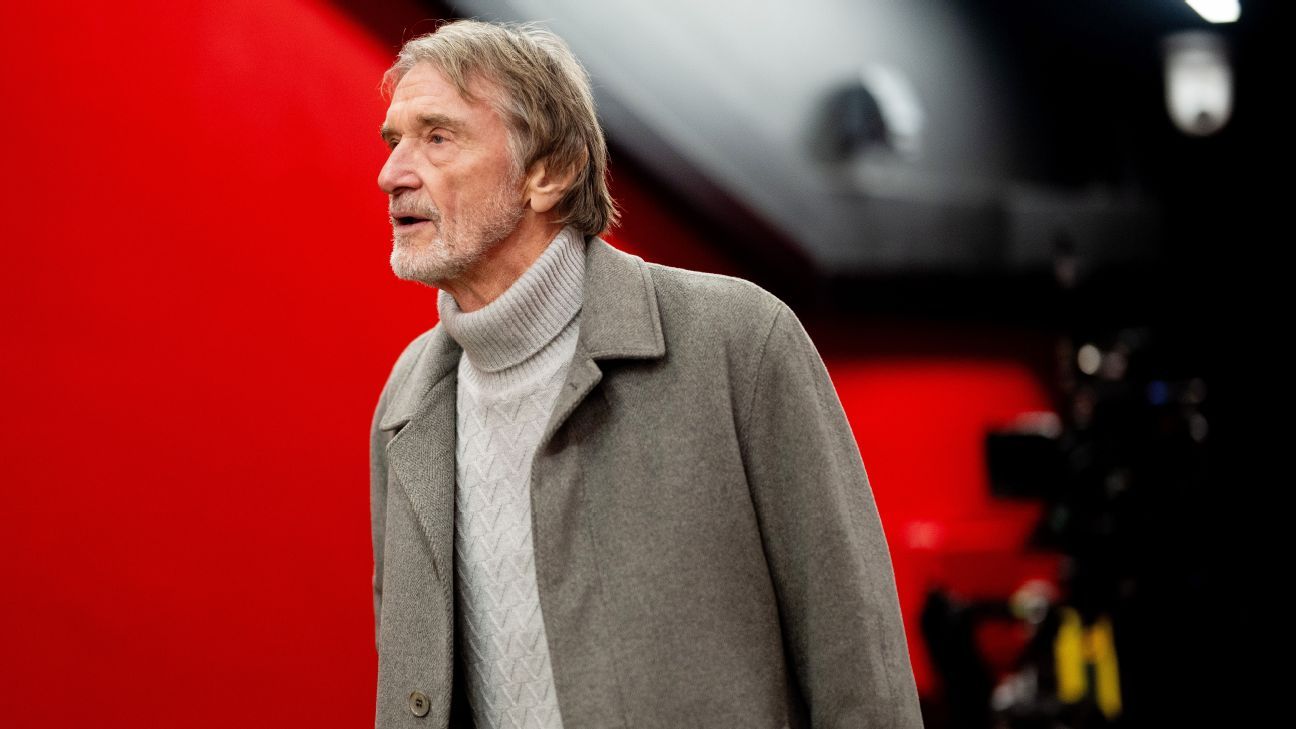 Man United co-owner Sir Jim Ratcliffe’s wealth drops by £6.4bn