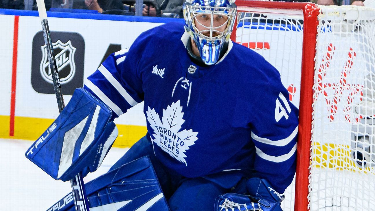 Maple Leafs’ Anthony Stolarz progressing but not close to return