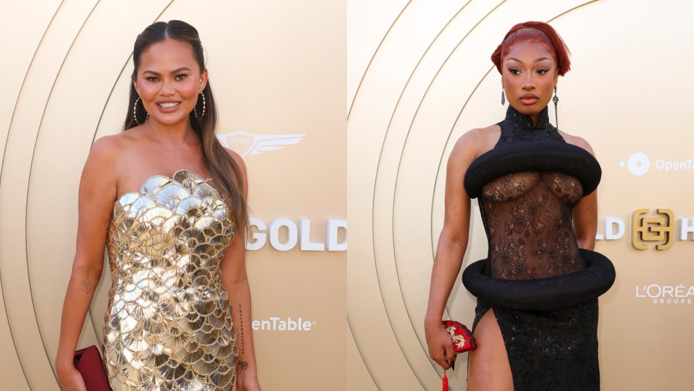 Megan Thee Stallion Goes Sheer, Chrissy Teigen Glows at Gold Gala 2025