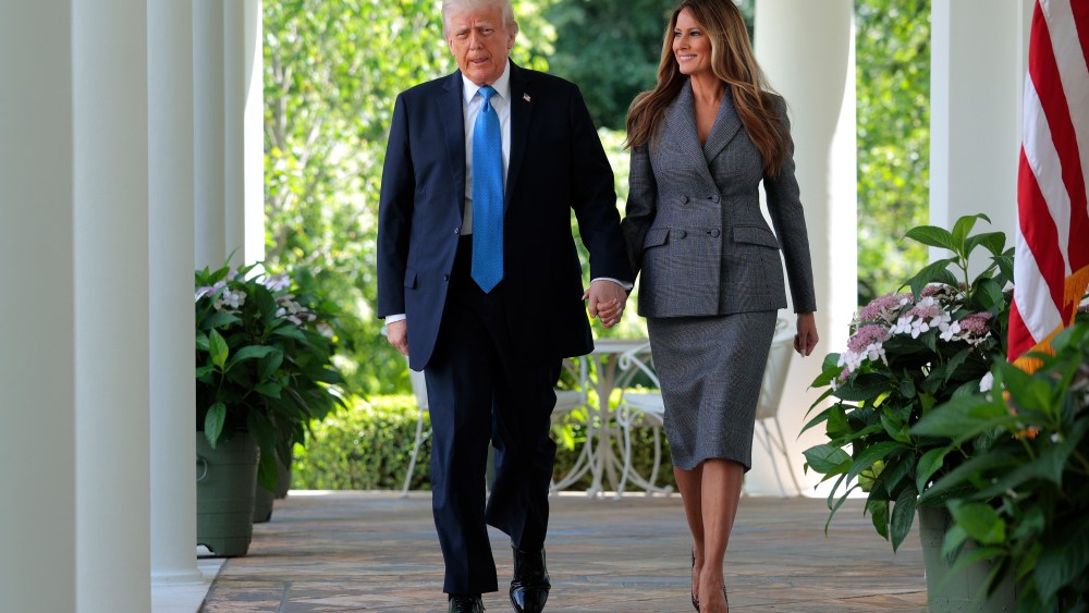Melania Trump Sports Prada Suit to for Take It Down Act Signing
