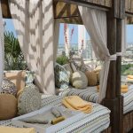 Missoni's signature stripes and patterns adorn the property's branded lounger covers and more.