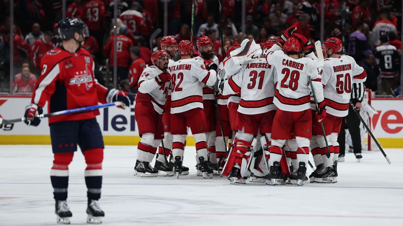 NHL playoffs: Previews for Canes-Capitals, Knights-Oilers