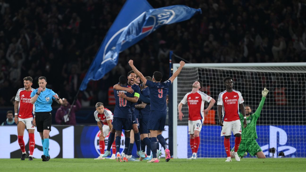 PSG’s team ethic wins out over Arsenal’s bunch of also-rans