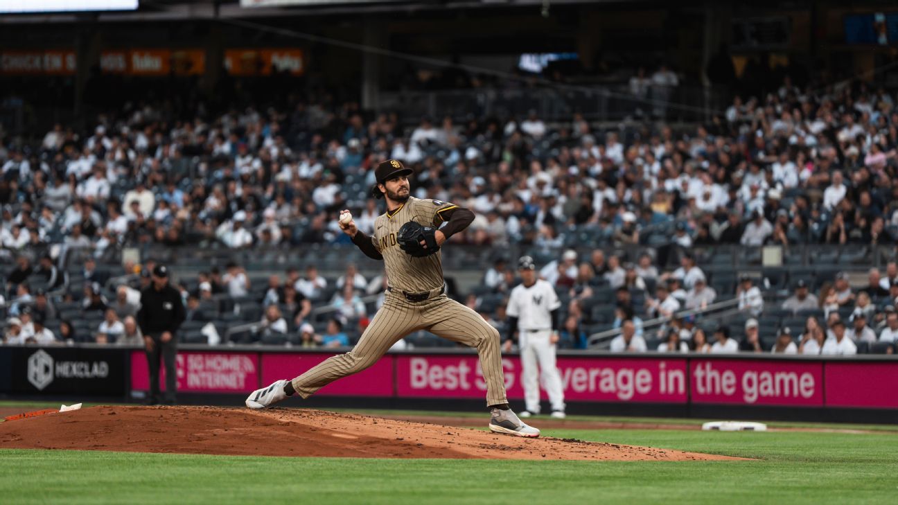 Padres’ Dylan Cease loses no-hit bid, pulled in loss to Yanks