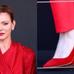 MONTE-CARLO, MONACO - MAY 25: Princess Charlene and Prince Albert II of Monaco on the podium during the F1 Grand Prix of Monaco at Circuit de Monaco on May 25, 2025 in Monte-Carlo, Monaco. (Photo by Clive Rose/Getty Images), manolo blahnik bb pumps