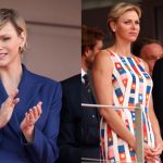 Princess Charlene's Monaco Grand Prix style.