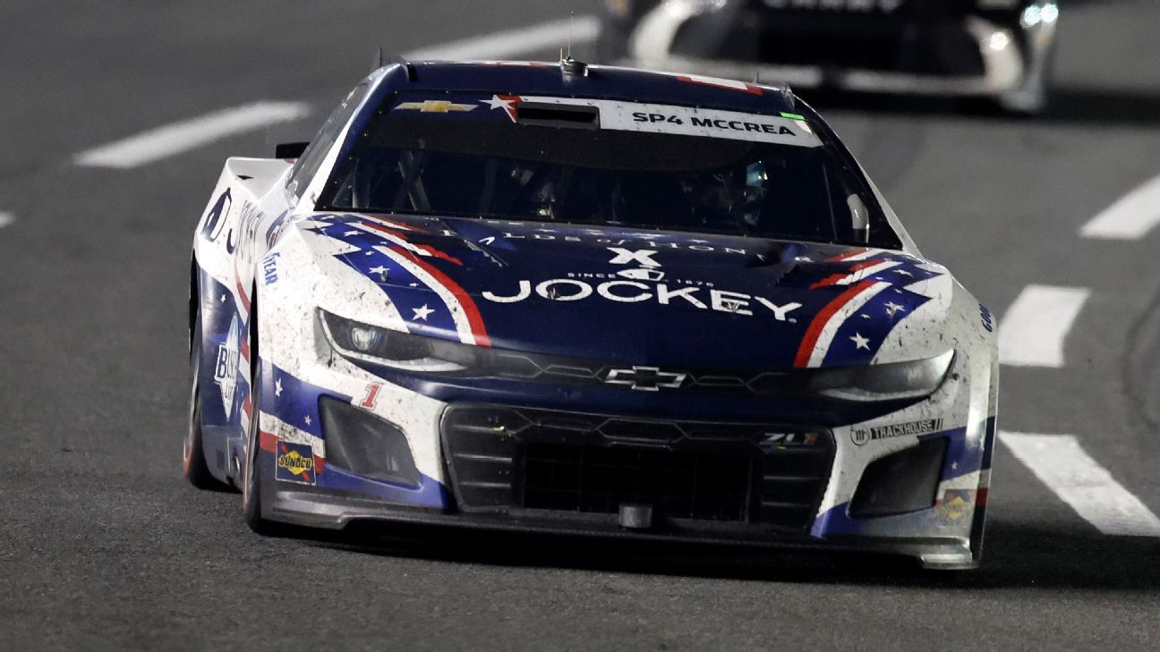 Ross Chastain outraces William Byron, wins Coca-Cola 600