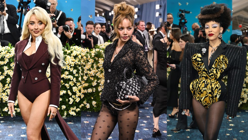 Sabrina Carpenter in Louis Vuitton & More Bodysuits at Met Gala 2025
