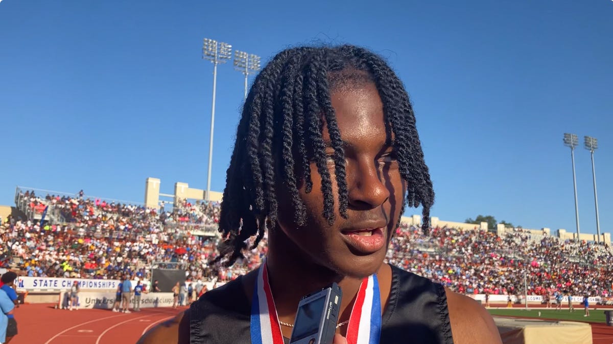 San Antonio sprinter Tate Taylor runs national record in 100 meters