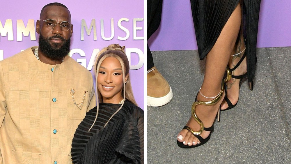 Savannah James Shines in Zanotti’s Venus Heels at Hammer Museum