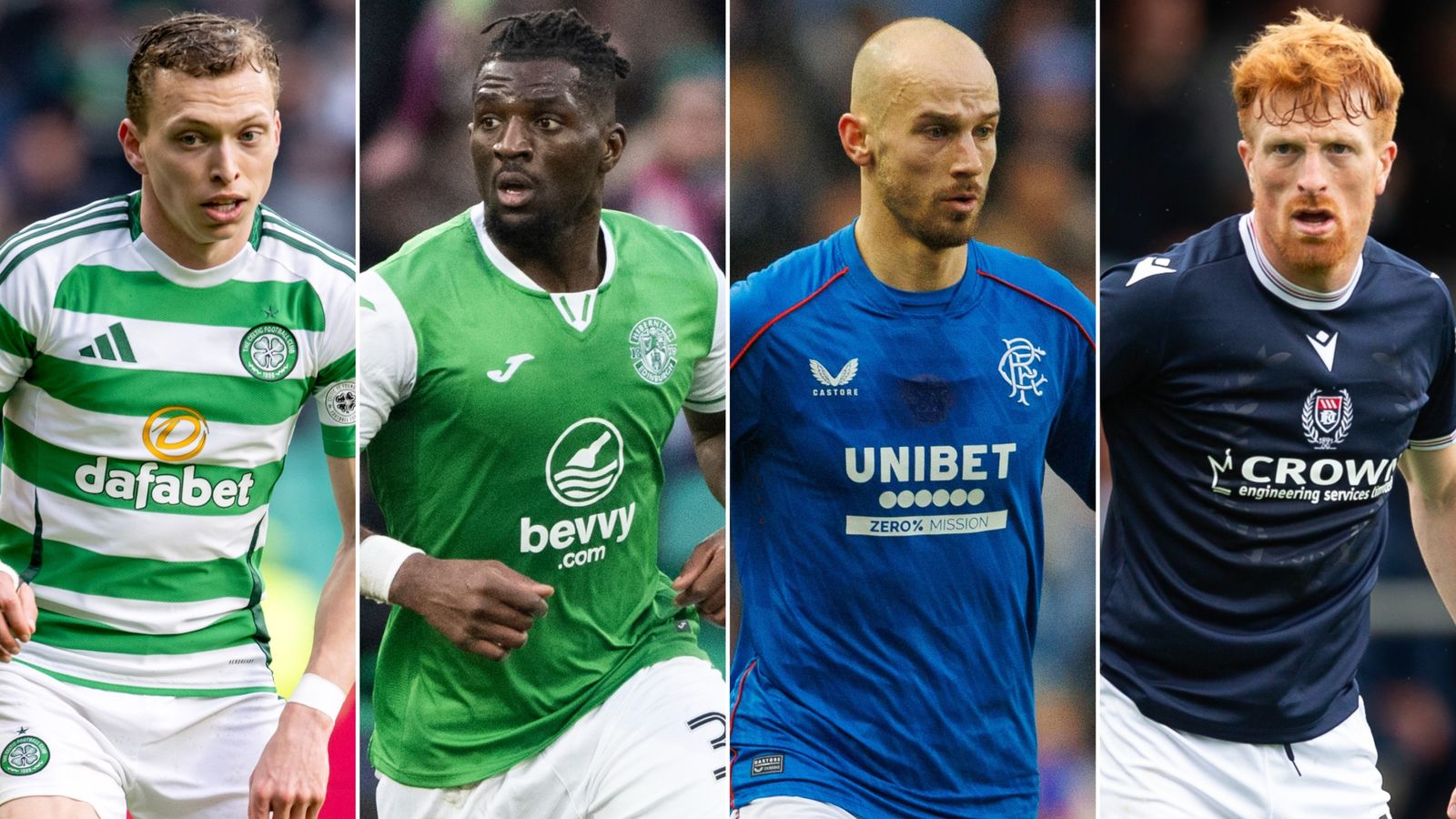 Players from Celtic, Hibs, Rangers and Dundee are in Boyd and Sutton's team of the season