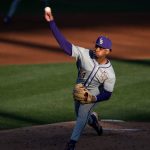 Social media reacts as LSU pitcher puts on show vs Texas A&M