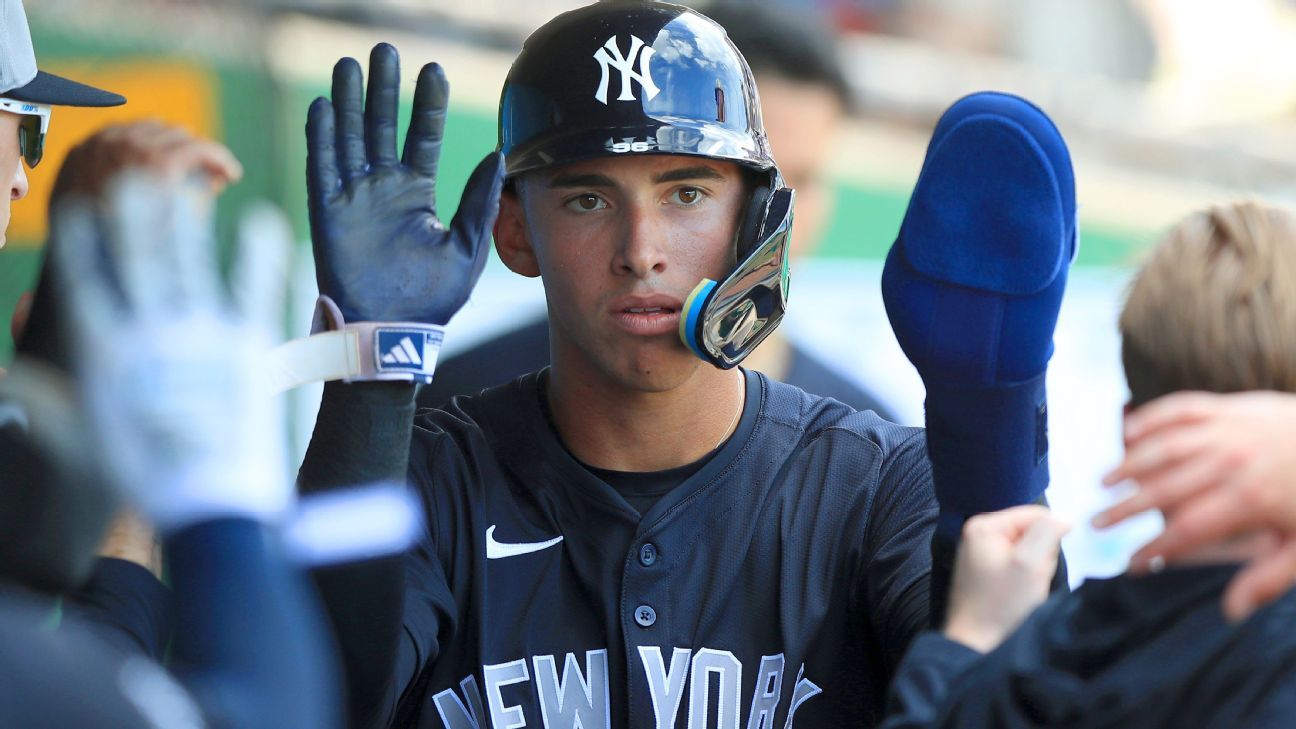 Sources: Yankees promote George Lombard Jr., 19, to Double-A
