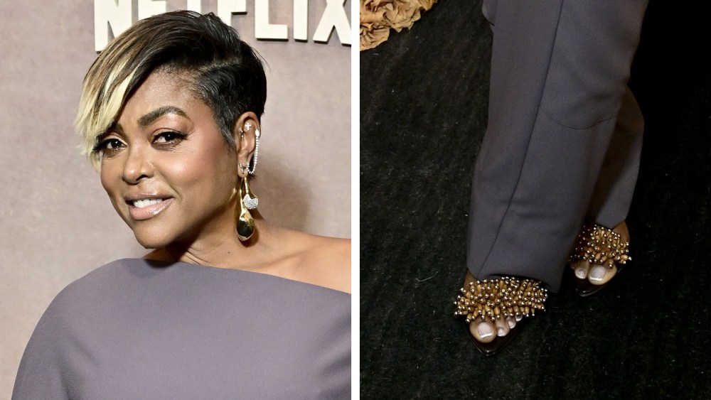Taraji P Henson Flaunts Alexandre Birman Heels at Netflix STRAW Dinner