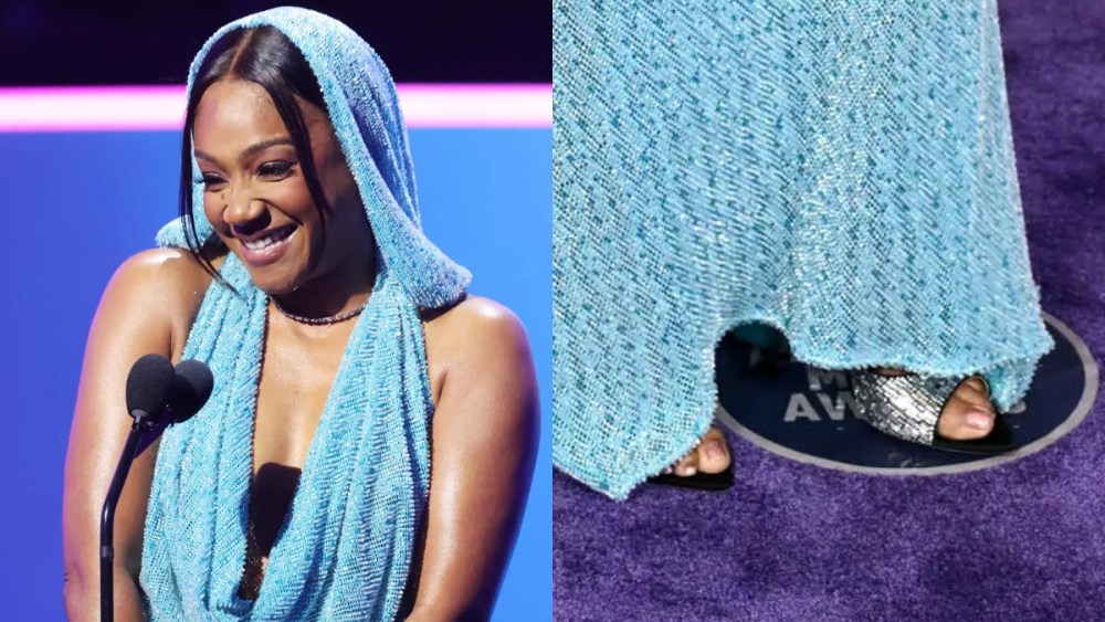 Tiffany Haddish Shines in Beaded Heels at American Music Awards 2025