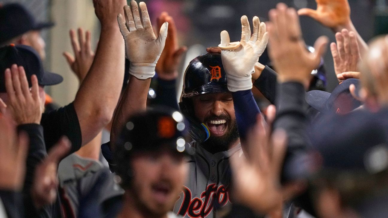 Tigers’ Riley Greene makes MLB history with 2-homer 9th inning