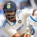 India's Virat Kohli batting in a Test match (Associated Press)