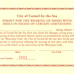 Why Carmel-by-the-Sea Makes High Heels Illegal Without a Permit