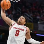 Wisconsin Basketball star John Tonje NBA Combine Stats
