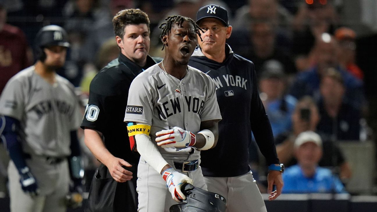 Yankees place 2B Jazz Chisholm Jr. (oblique) on 10-day IL