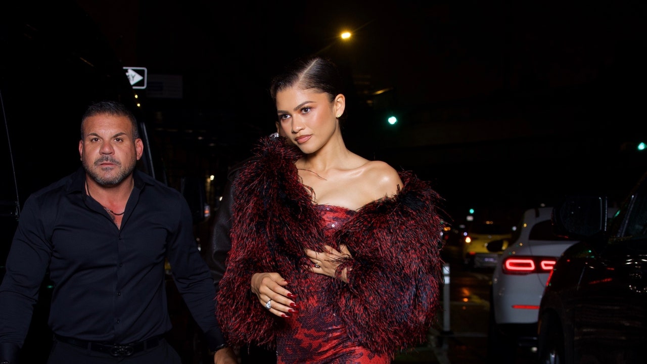 Zendaya Swaps the Sharp White Zoot Suit for Sexy Red Sparkles at the 2025 Met Gala After-Party