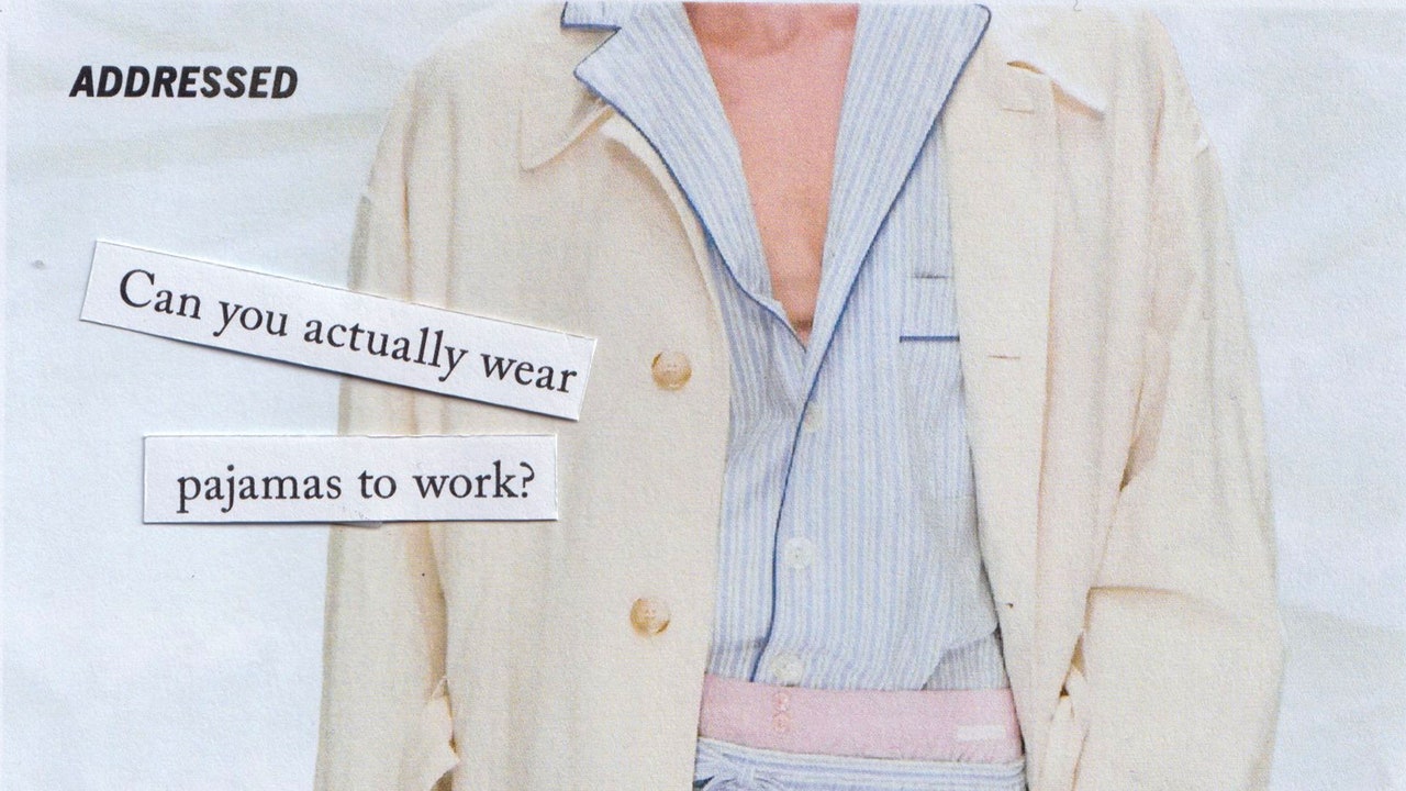 Addressed: Can You Actually Wear Pajamas to Work?