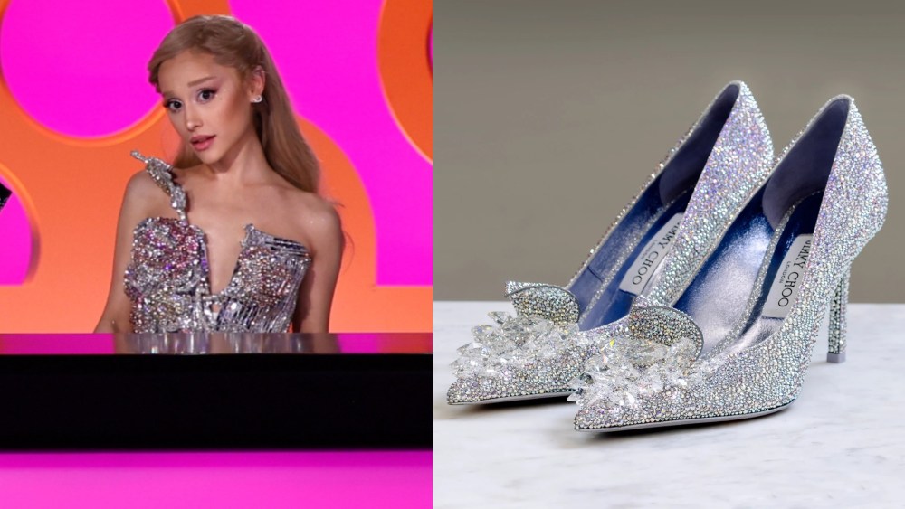 Ariana Grande Gets Sparkling in Jimmy Choos for ‘RuPaul’s Drag Race’