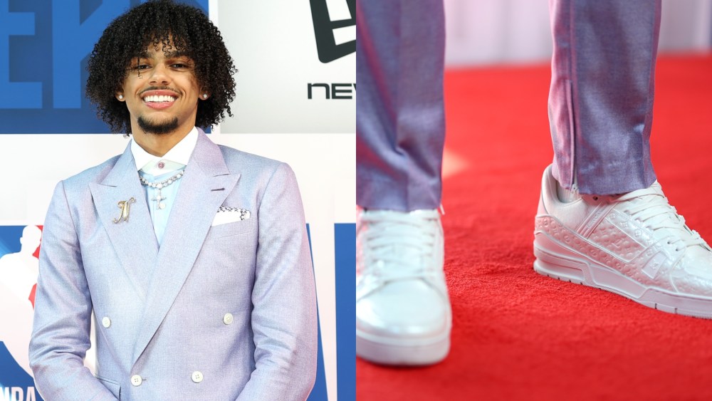 Asa Newell Laces Up Louis Vuitton Sneakers for NBA Draft 2025