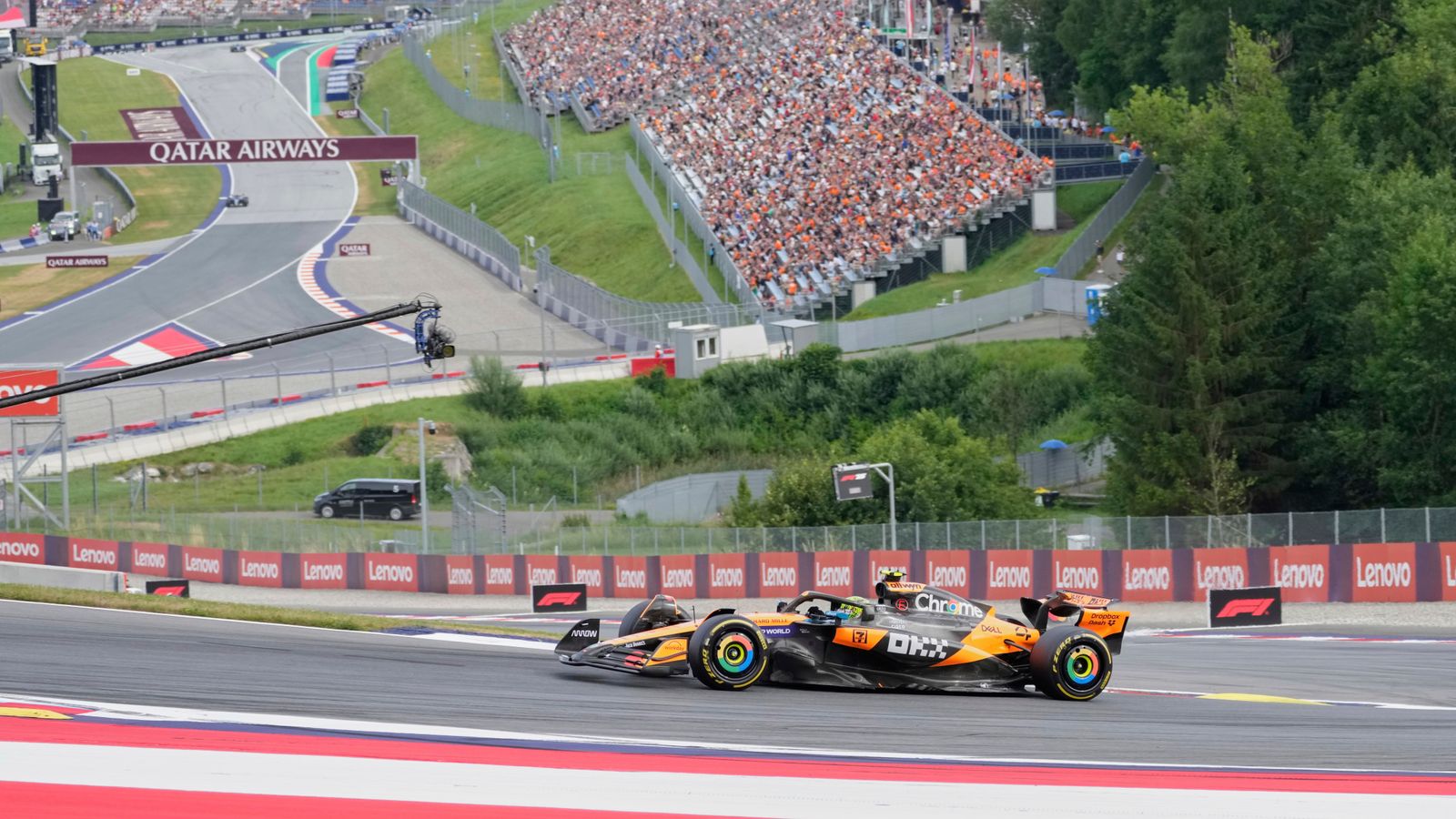 Austrian GP: Lando Norris tops Oscar Piastri in second practice as McLaren make dominant start in Spielberg | F1 News