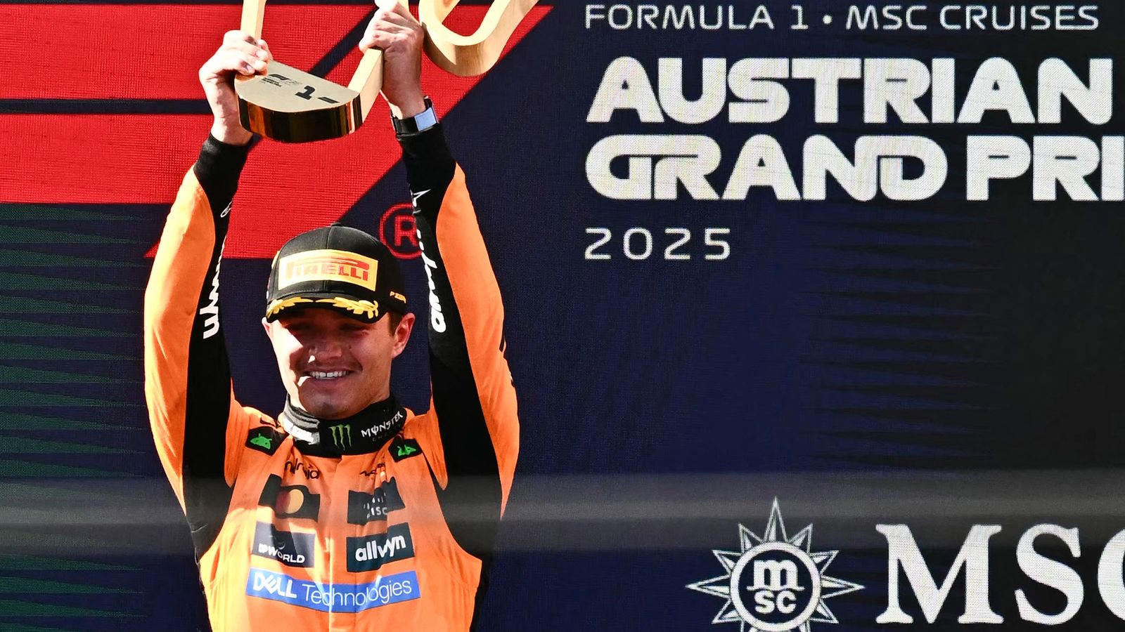 Austrian GP: Lando Norris wins after withstanding Oscar Piastri pressure as Max Verstappen retires on first lap | F1 News