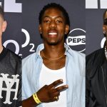 Tom Cairney, Myles Lewis-Skelly, Callum Hudson-Odoi in attendance at the Baller League