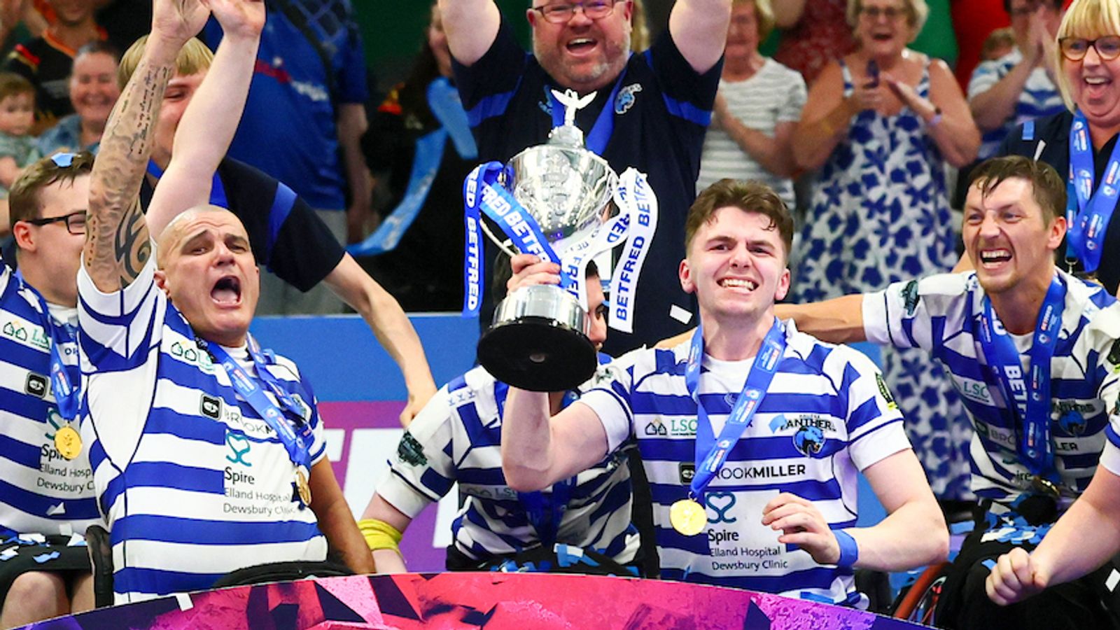 Betfred wheelchair Challenge Cup final: Rob Hawkins helps Halifax Panthers to trophy after 46-24 defeat to London Roosters | Rugby League News