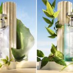 The Bulgari Eau Parfumée Thé Blanc and Thé Vert fragrances.
