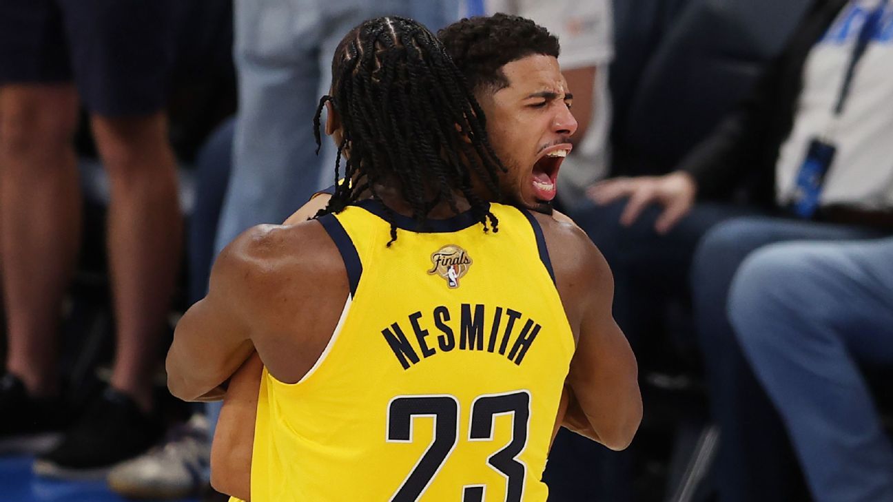 Caitlin Clark, Mahomes top reactions to Haliburton’s Game 1 winner
