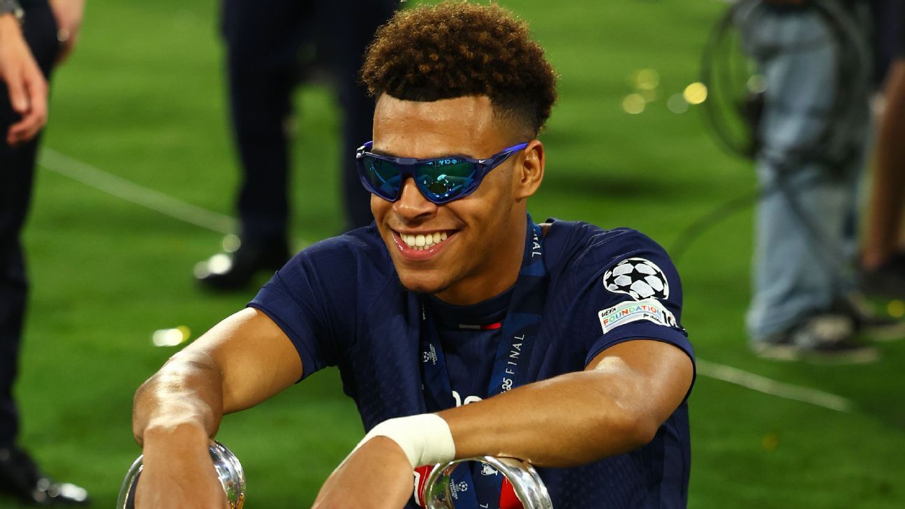 Champions League: Désiré Doué beats Lamine Yamal to young player award