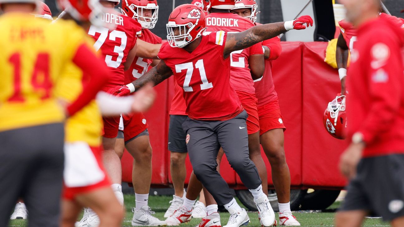 Chiefs top pick Josh Simmons to be ready for camp, Andy Reid says