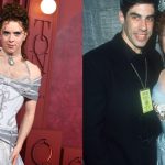 Cole Escola at the Tony Awards 2025; Bernadette Peters and Michael Wittenberg at the Tony Awards 1999.
