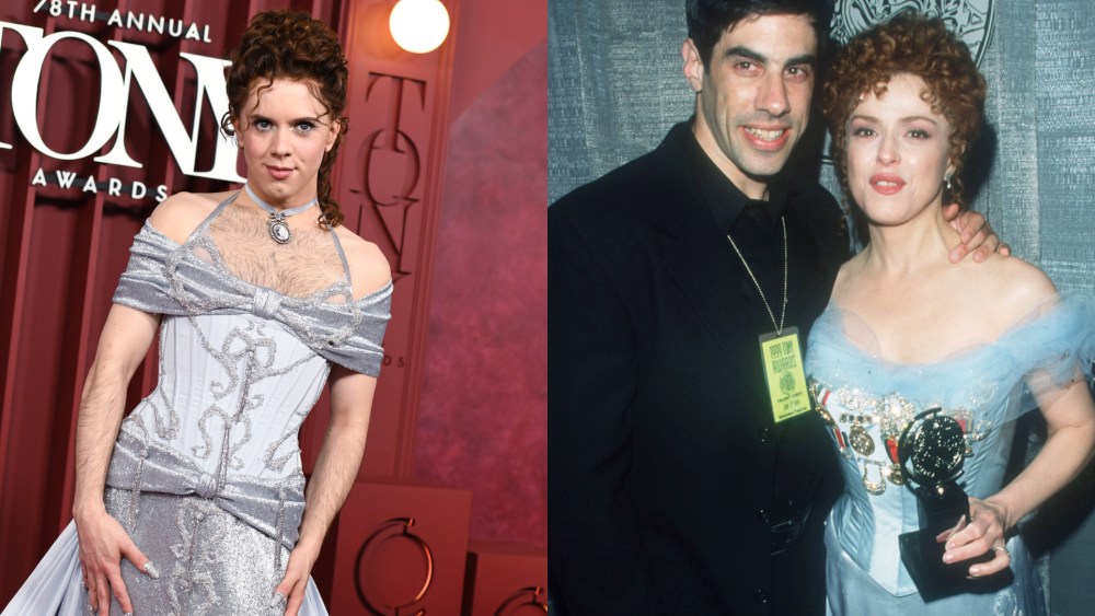 Cole Escola Honors Bernadette Peters in Wiederhoeft Gown at Tonys 2025