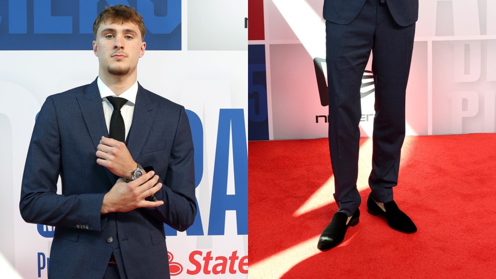 Cooper Flagg’s NBA Draft 2025 Outfit Features Velvet Louboutin Loafers