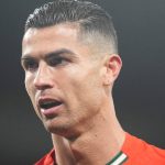 March 23 2025: Cristiano Ronaldo of Portugal looks on during a UEFA Nations League game, Portugal vs Denmark, at Jos.... Alvalade Stadium, Lissabon, Portugal. Ulrik Pedersen/CSM (Credit Image: .. Ulrik Pedersen/Cal Sport Media) (Cal Sport Media via AP Images)