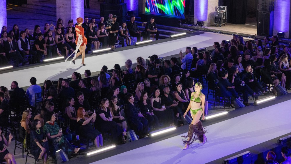 Designer Nicole Miller and Model Carol Alt Help Judge Albanian Fashion Show