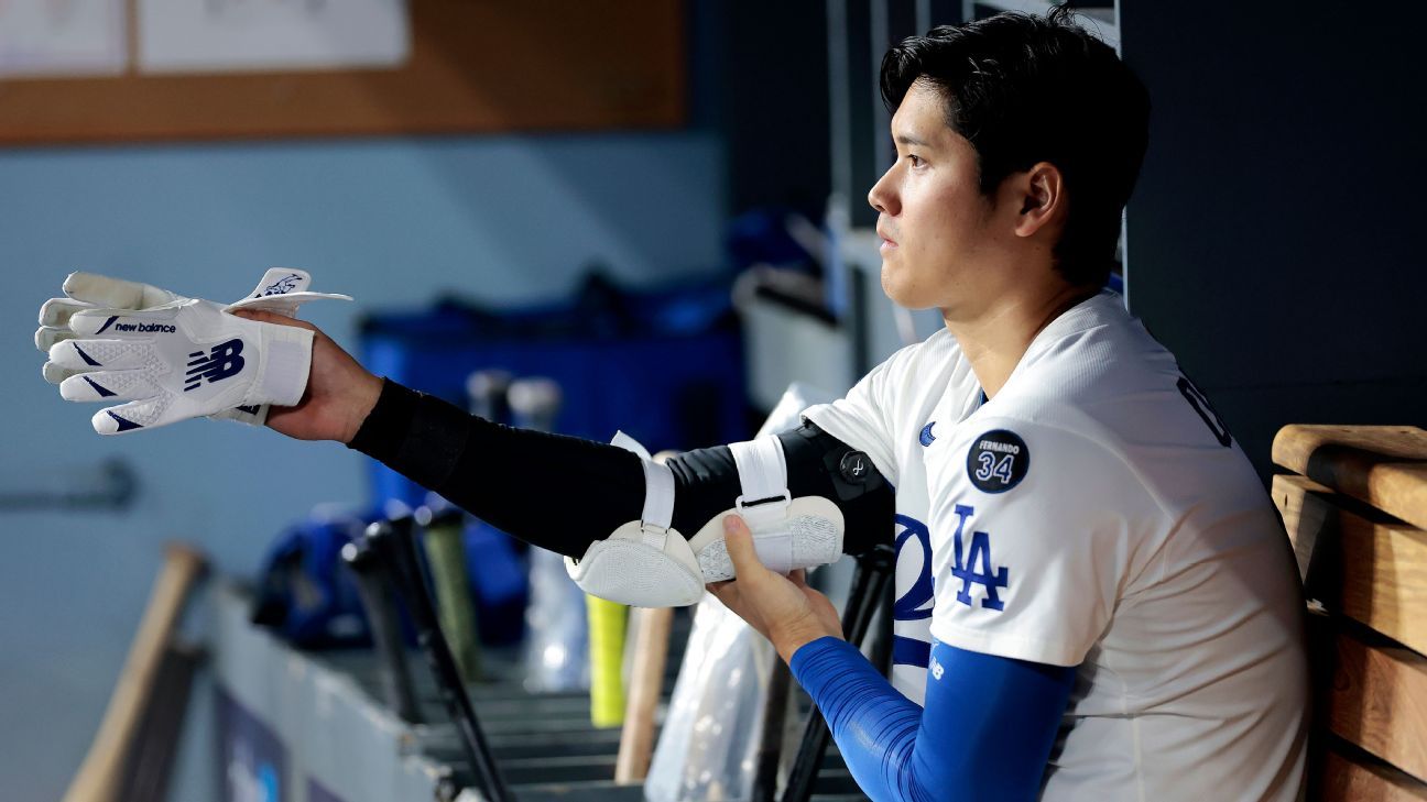 Dodgers need Shohei Ohtani’s arm, but his bat will do for now