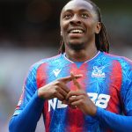 Crystal Palace's Eberechi Eze celebrates scoring his sides first goal of the game