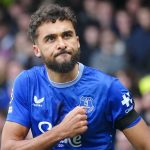Everton's Dominic Calvert-Lewin celebrates scoring