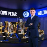 Official: Petar Sucic is unveiled as a new Inter player after joining on a permanent deal from Dinamo Zagreb.