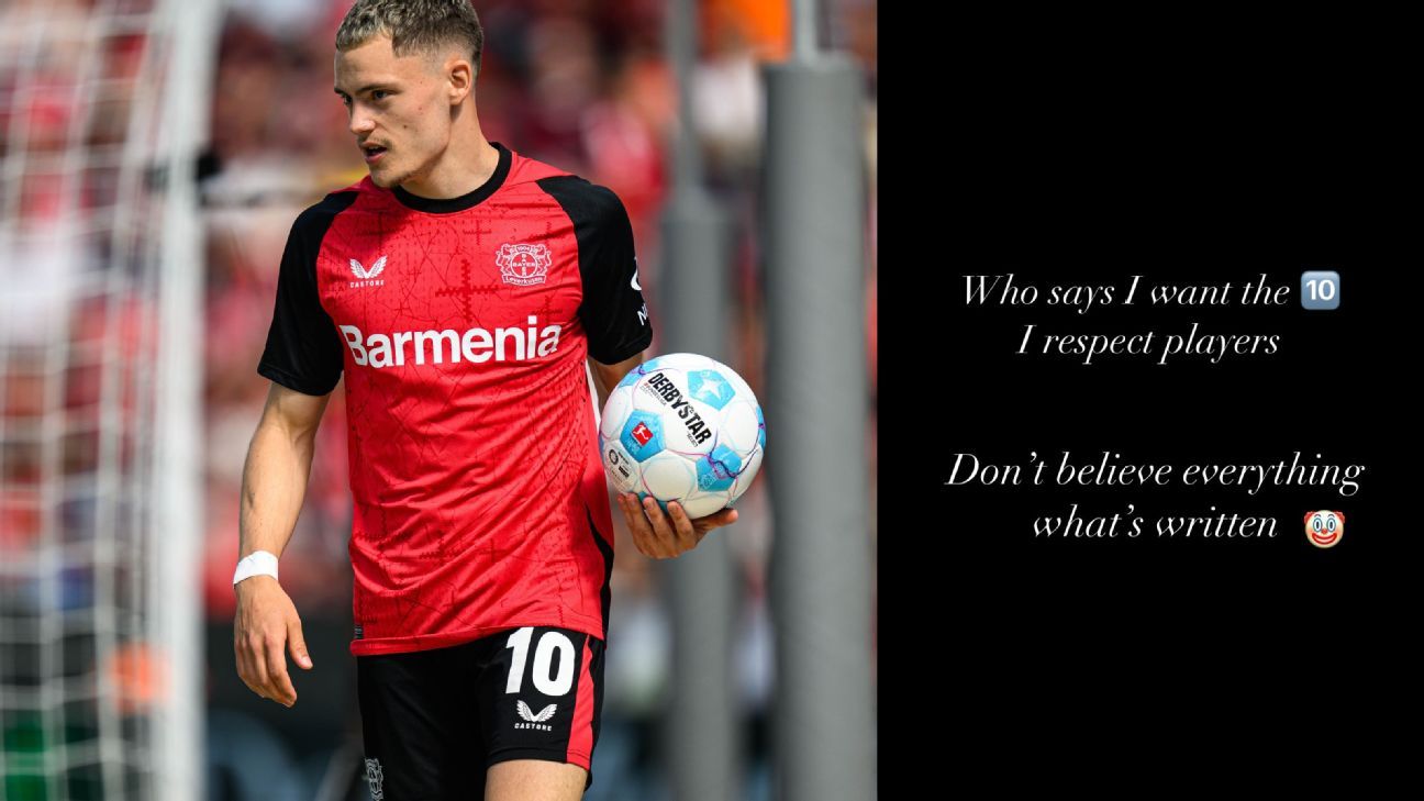 Florian Wirtz denies he wants No. 10 shirt at Liverpool: ‘I respect players’